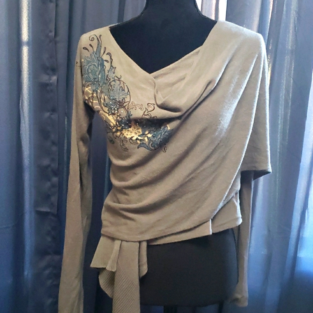 APT 9 Shawl Long Sleeve Wrap